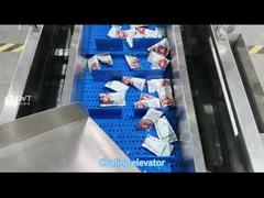 Productielijn voor het koelen en drogen van zaktomato-saus