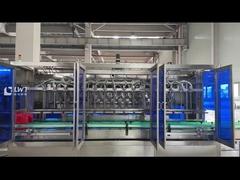 Versatile vloeibare wasmiddelvulmachine voor verschillende flessen