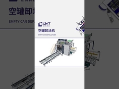 Leeg blik Depalletizer