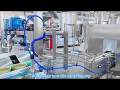 Hoge Snelheid XO Saus Afvulproductielijn - 50-90 Blikken/Min Industriële Apparatuur