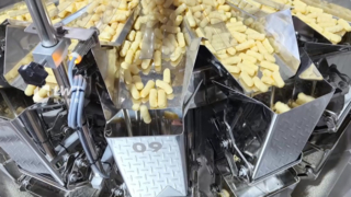 Productielijn voor het vullen van frites