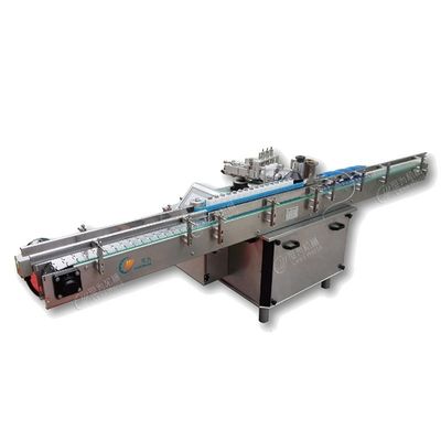 Verticale natte lijm automatische etikettering machine voor dozen kan
