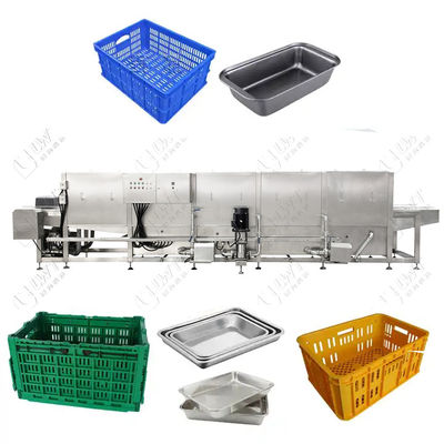 Industriële reinigingsapparatuur omzetdoos / mand / bakwasmachine