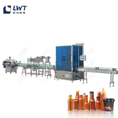 Volledig automatische productielijn voor het vullen van saus Tomato Sauce Filling Equipment