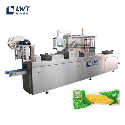 Automatische productielijn voor bonenzakken Maïs thermoforming vacuümverpakkingsmachine