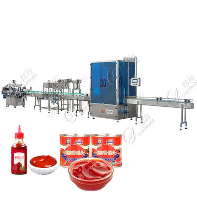 1500 KG Tomatenpasta Verwerkingsmachine Leadworld Chilli Sauce Honing Filling Machine