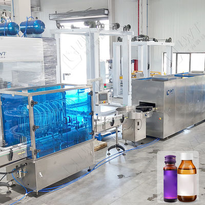 SUS304 6000BPH 30 ml productielijnen voor het vullen van siroop Vloeistofvulmachine CE