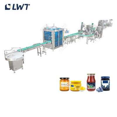 2000BPH Automatische mayonaise vulproductielijnen nauwkeurigheid