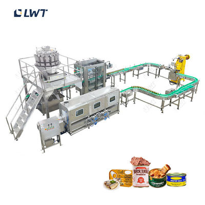 220V / 380V Automatische vleesconserveringslijn
